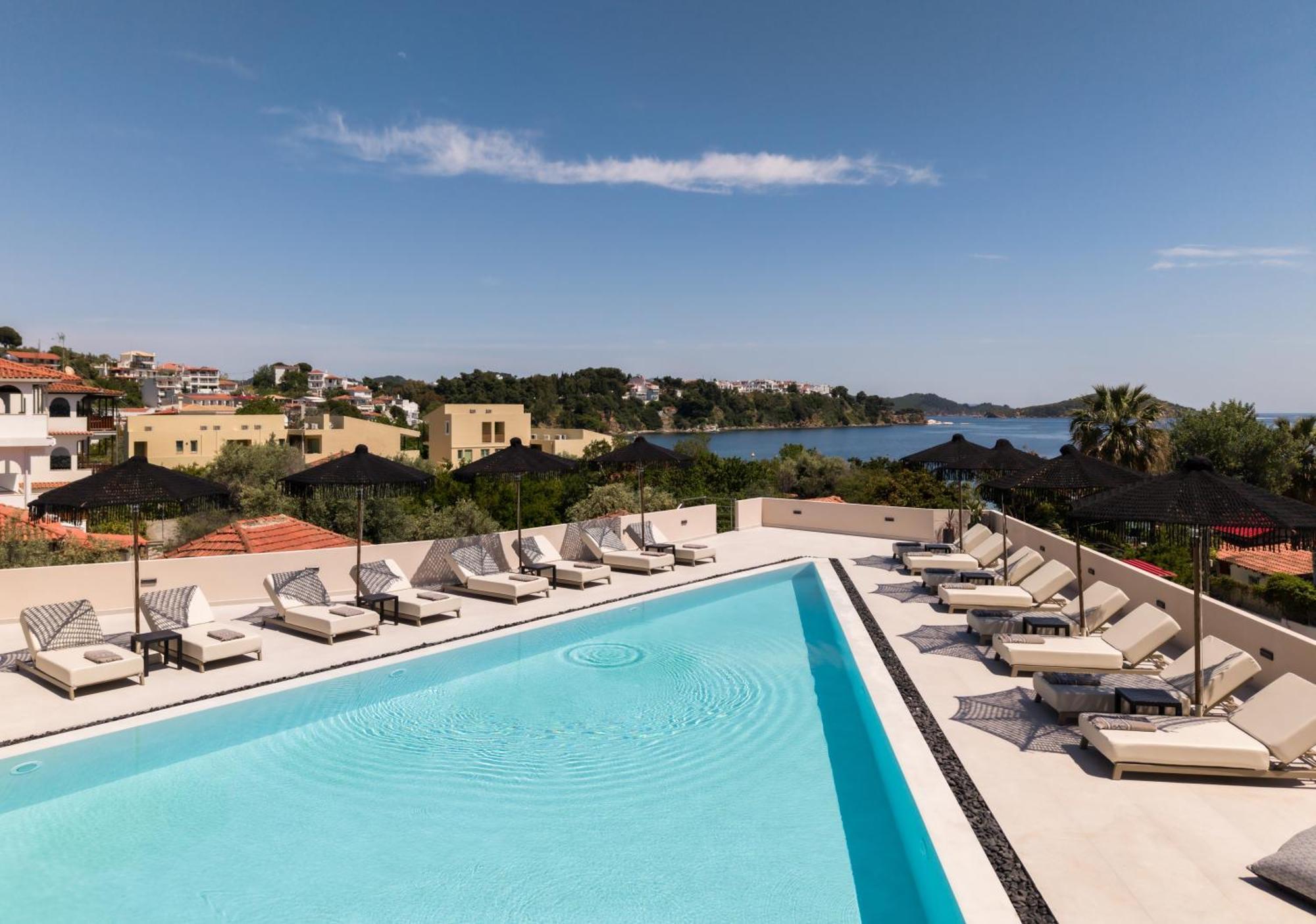 Nimfi Hotel, Skiathos เมกาลีอัมโมส ภายนอก รูปภาพ