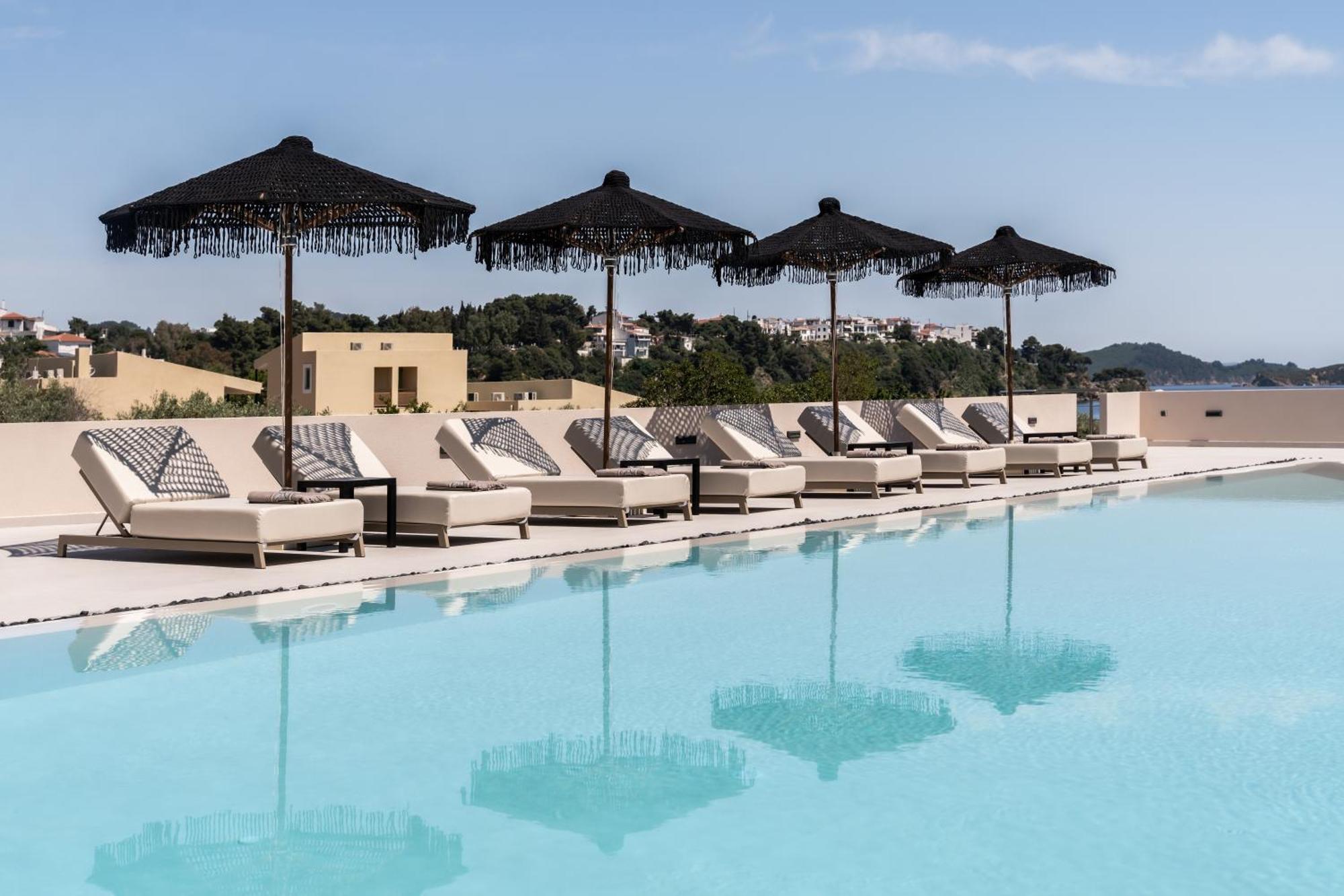 Nimfi Hotel, Skiathos เมกาลีอัมโมส ภายนอก รูปภาพ