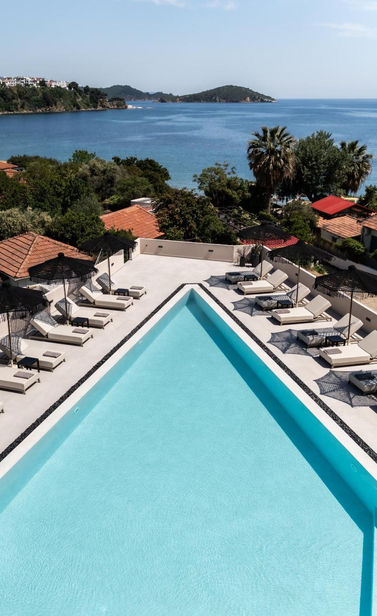 Nimfi Hotel, Skiathos เมกาลีอัมโมส ภายนอก รูปภาพ